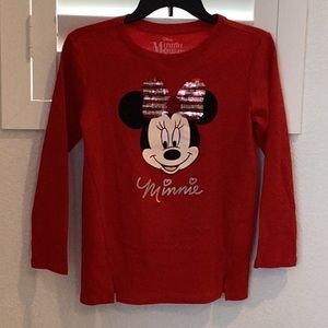 🆕️ Mickey Mouse long sleeve ribbed tee shirt top, Size XL, NWOT